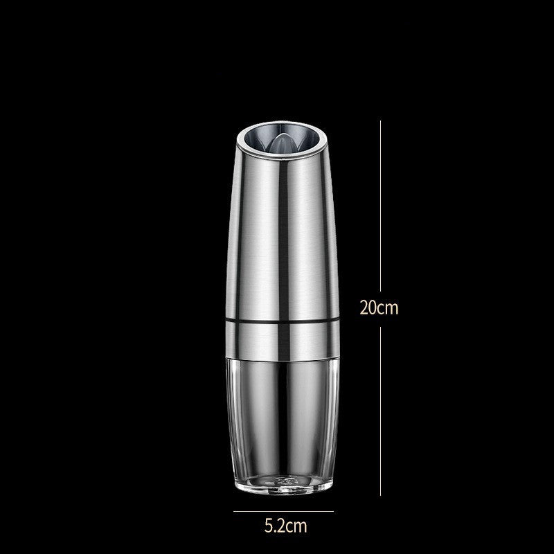 Rechargeable Electric Salt & Pepper Grinder Set - One-Handed Operation, Adjustable Coarseness, LED Light