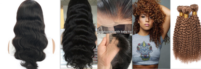 Deep Wave Human Hair Bundle - Kinky Curly, Medium Length