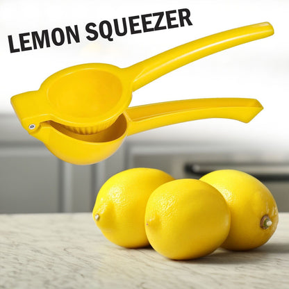 Metal Lemon Squeezer Juicer – Handheld Citrus Press for Lemons, Limes & Oranges