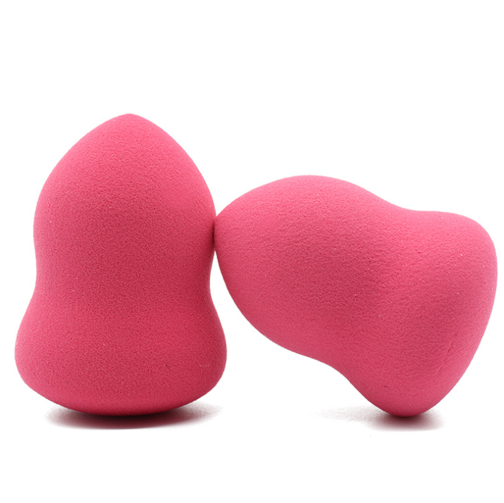 Makeup Foundation Sponge - Cosmetic Puff for Wet & Dry Use (Pink)