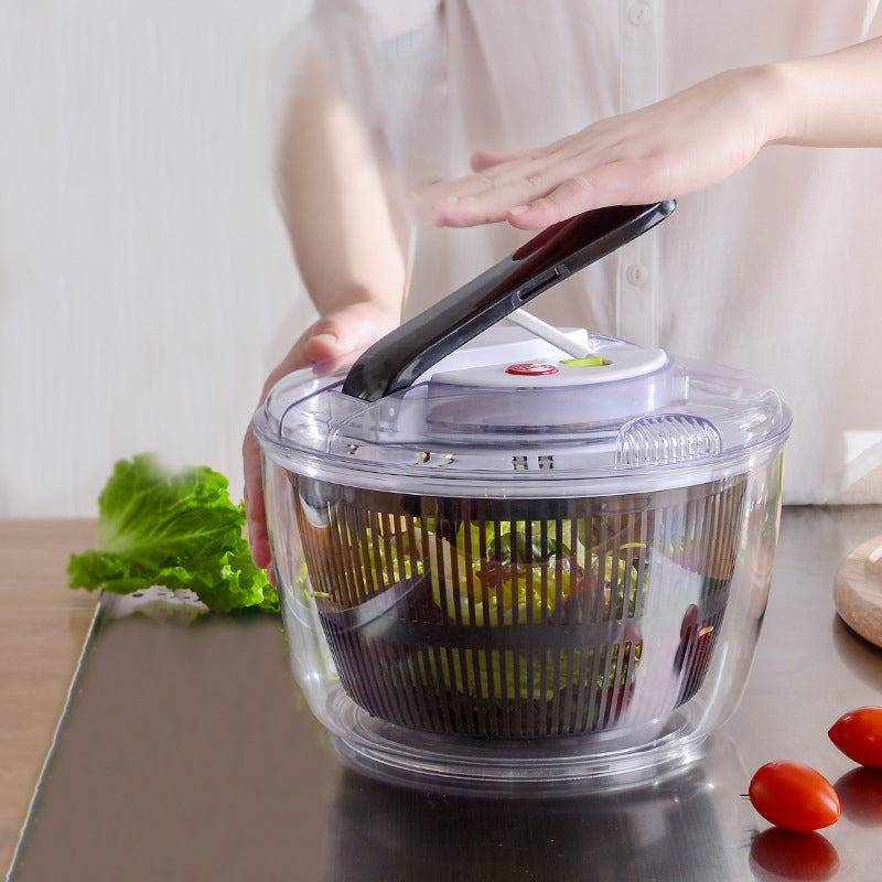 Multifunctional Vegetable and Fruit Dryer Salad Spinner - Kitchen Tool for Fast Drying and Cleaning