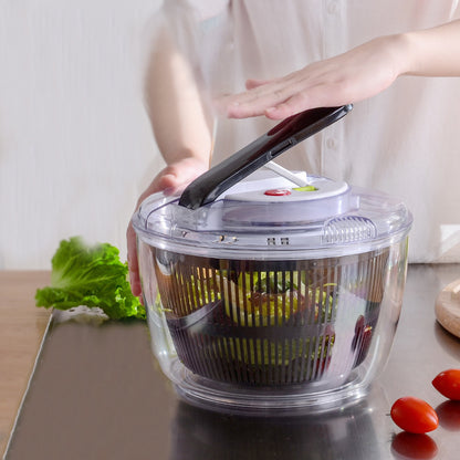 Multifunctional Vegetable and Fruit Dryer Salad Spinner - Kitchen Tool for Fast Drying and Cleaning