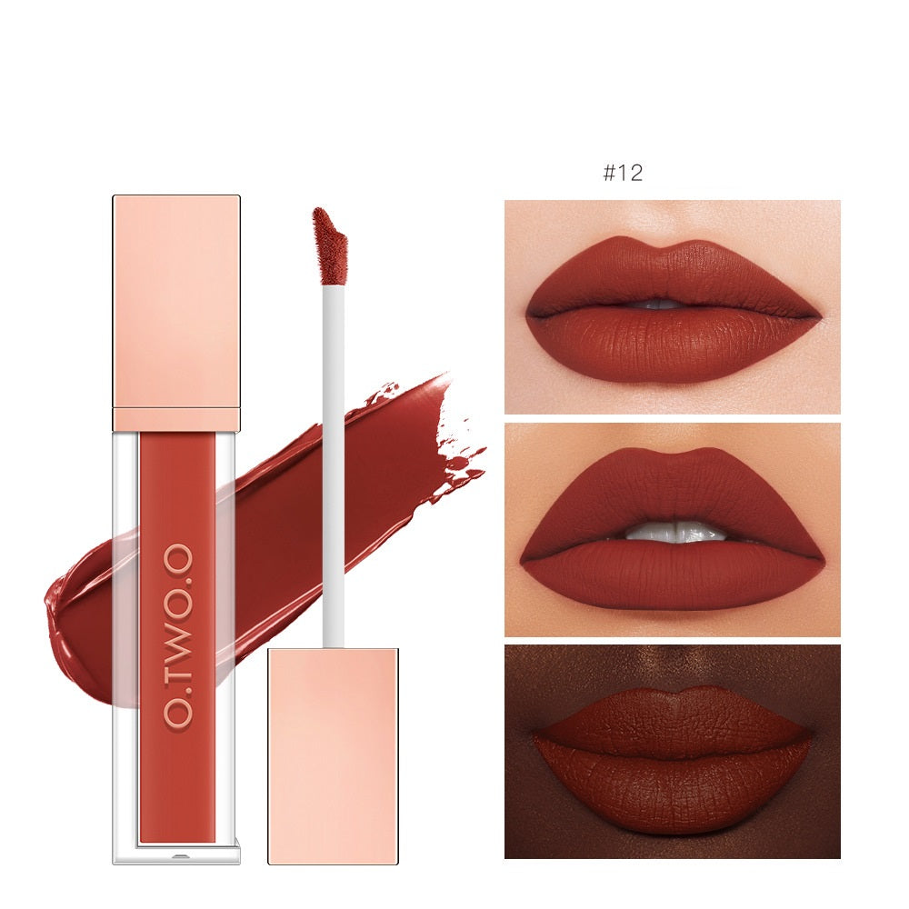 Non-Stick Velvet Matte Lip Gloss - Long-Lasting Lip Glaze