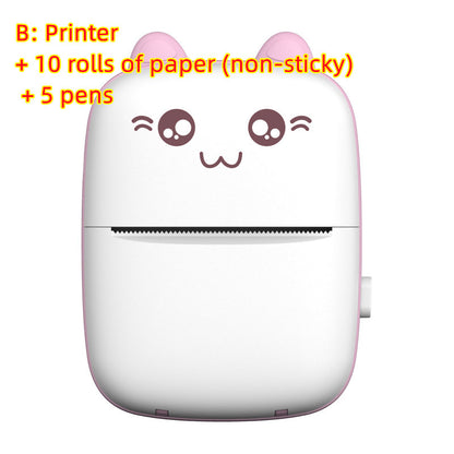 Portable Mini Bluetooth WiFi Printer – Pocket-Sized Photo & Label Printer for Students & Notes