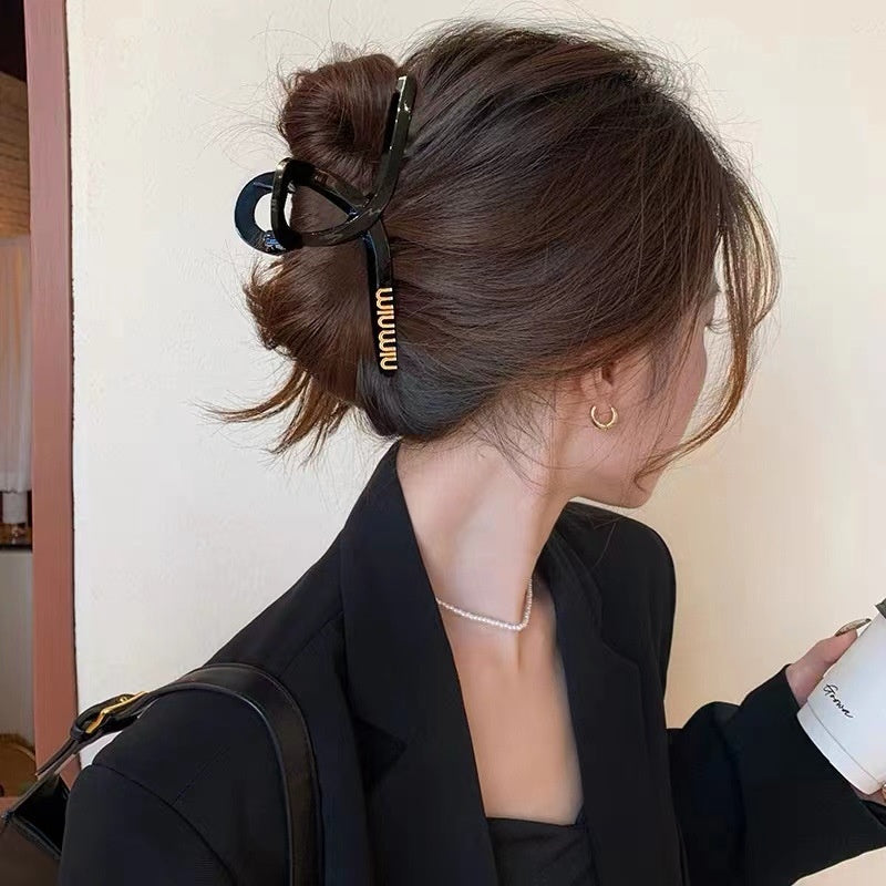 New Grip Large High-Sense Barrettes for Women – Handmade, Acrylic Hair Clips, Multiple Styles