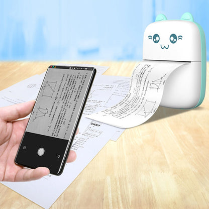 Portable Mini Bluetooth WiFi Printer – Pocket-Sized Photo & Label Printer for Students & Notes