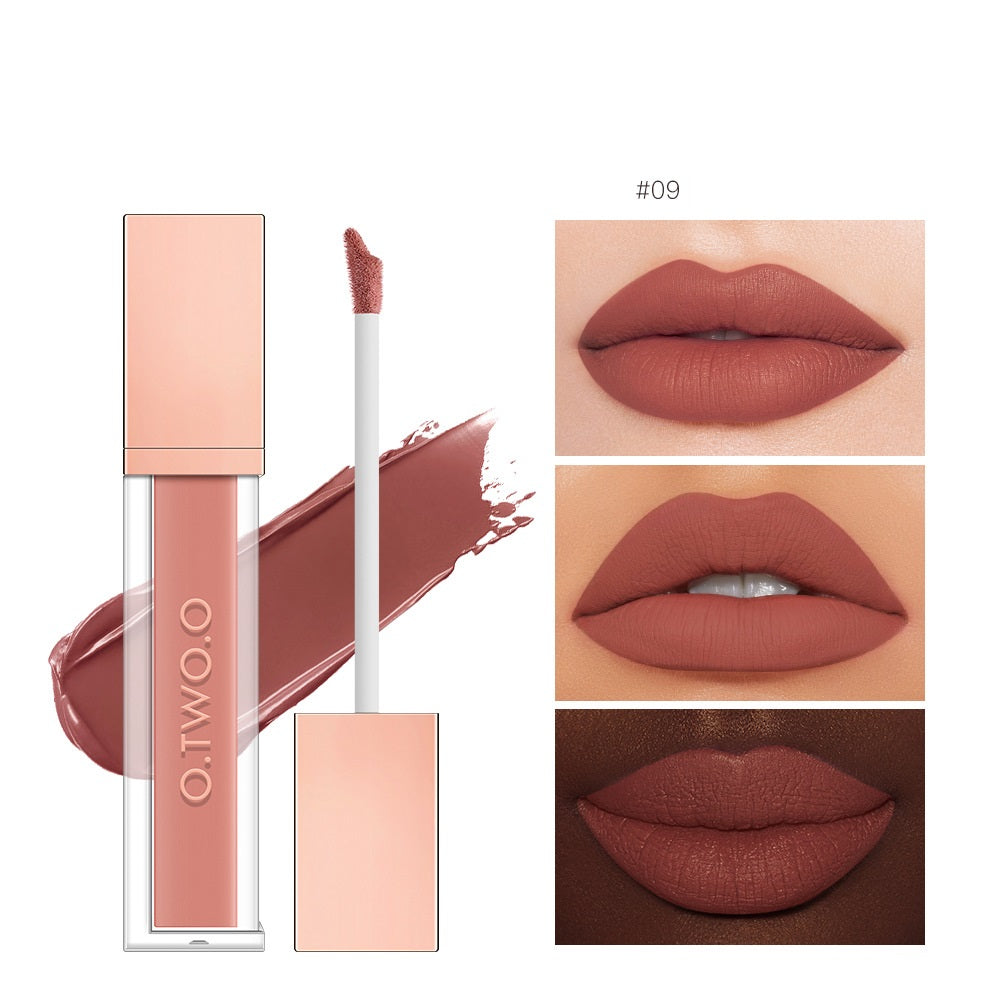 Non-Stick Velvet Matte Lip Gloss - Long-Lasting Lip Glaze
