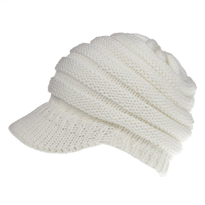 Women’s Knit Baseball Cap – Stylish & Cozy