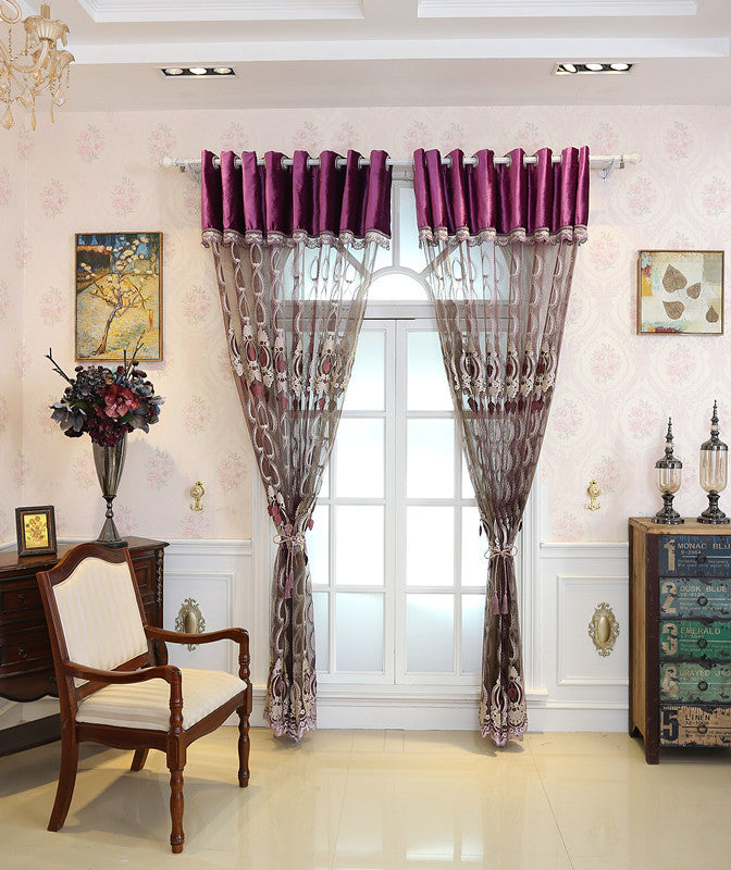 High-End Embossed Window Screens - Italian Flannel Shading for Living Room & Bedroom