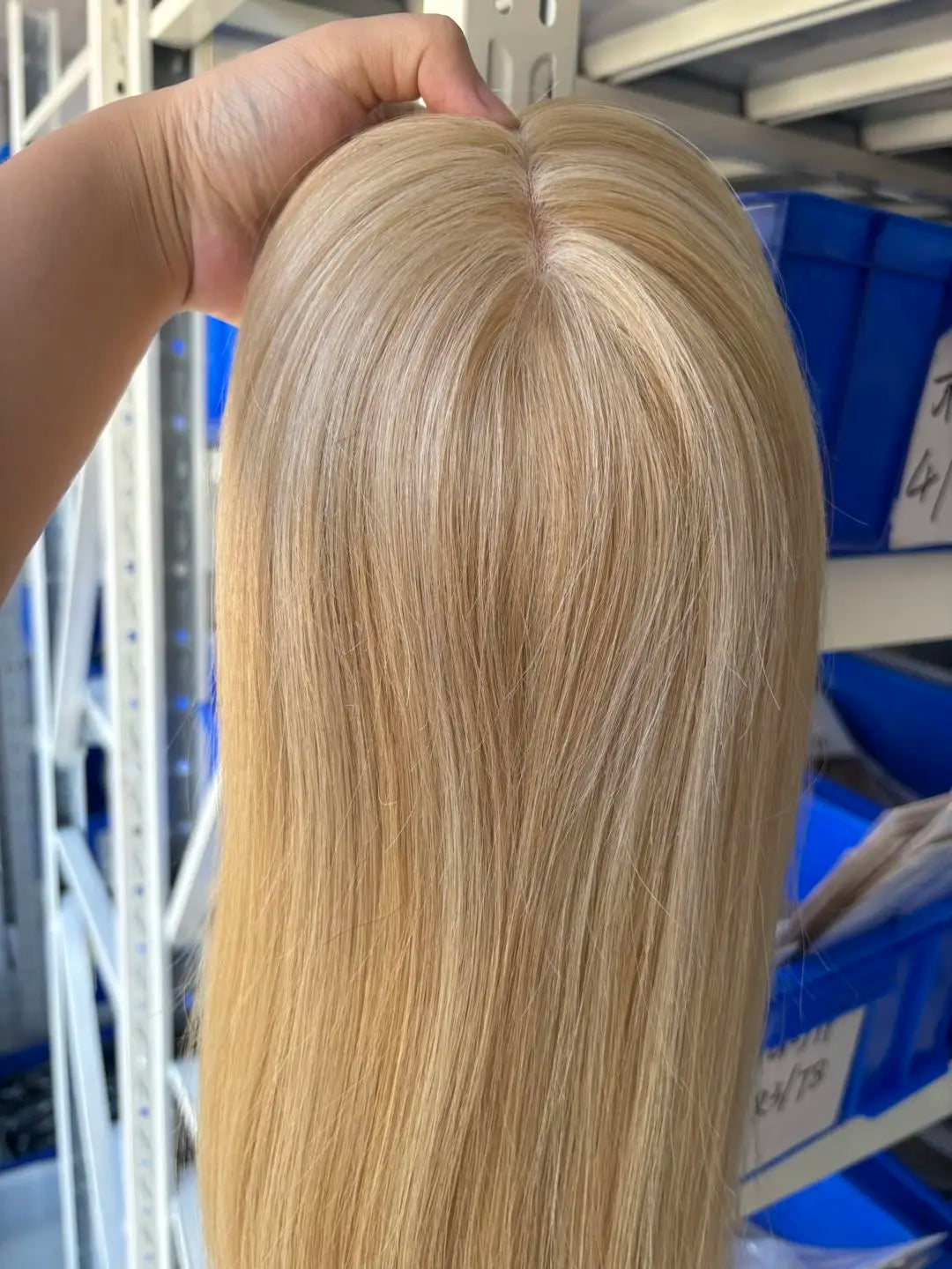 Hair Topper for Thinning Hair – 100% Brazilian Human Hair Piece, 6x7” Mono and PU Base, Hand-Made Extensions for Women