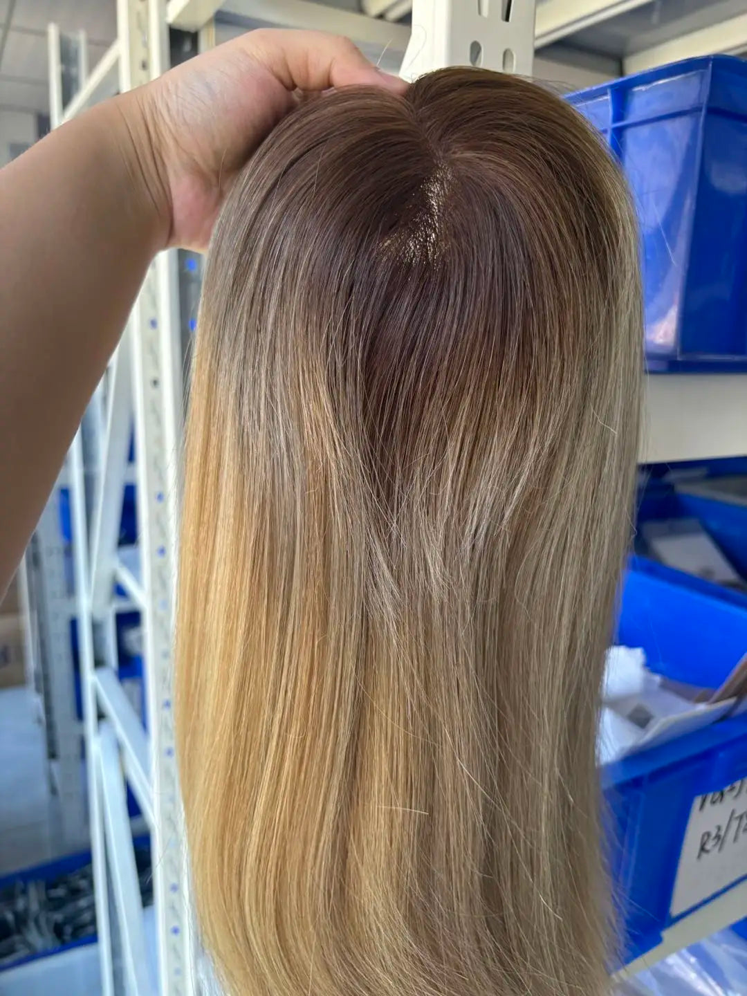 Hair Topper for Thinning Hair – 100% Brazilian Human Hair Piece, 6x7” Mono and PU Base, Hand-Made Extensions for Women