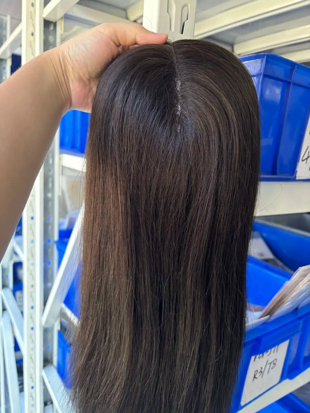 Hair Topper for Thinning Hair – 100% Brazilian Human Hair Piece, 6x7” Mono and PU Base, Hand-Made Extensions for Women