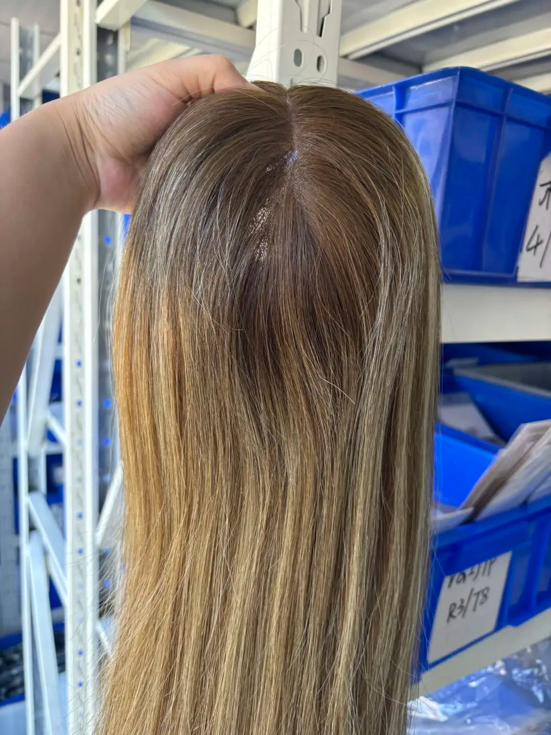 Hair Topper for Thinning Hair – 100% Brazilian Human Hair Piece, 6x7” Mono and PU Base, Hand-Made Extensions for Women