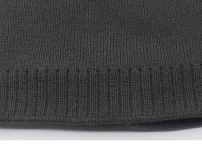 Unisex Winter Knitted Beanie Hat - Warm Skullies for Men & Women