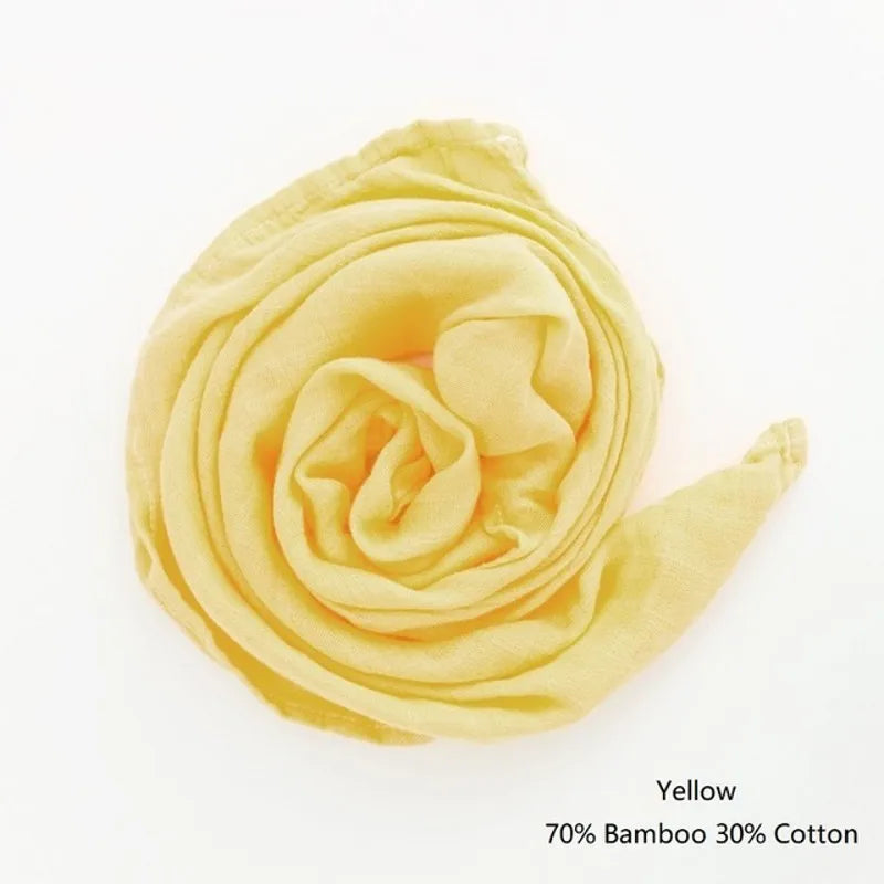 Organic Cotton Muslin Baby Swaddle – 60x60cm Blanket, Bib, & Towel Wrap