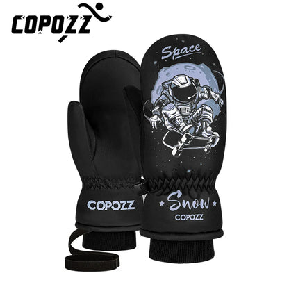Children's Ski Gloves - Waterproof & Warm 3M Thinsulate Snowboard Gloves