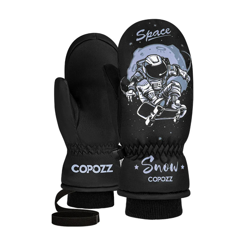 Children's Ski Gloves - Waterproof & Warm 3M Thinsulate Snowboard Gloves