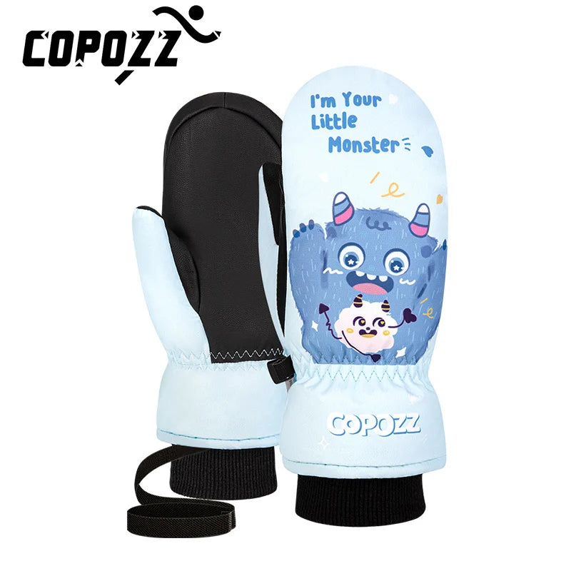 Children's Ski Gloves - Waterproof & Warm 3M Thinsulate Snowboard Gloves