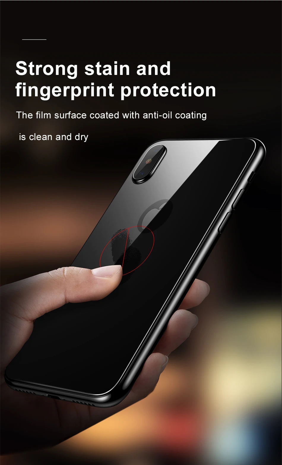 Tempered Glass Back Protector for iPhone 15/14/13 Pro Max - Anti-Scratch & Shatter