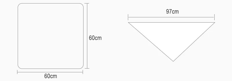 Organic Cotton Muslin Baby Swaddle – 60x60cm Blanket, Bib, & Towel Wrap