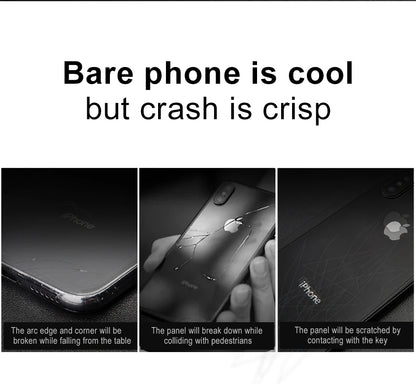 Tempered Glass Back Protector for iPhone 15/14/13 Pro Max - Anti-Scratch & Shatter