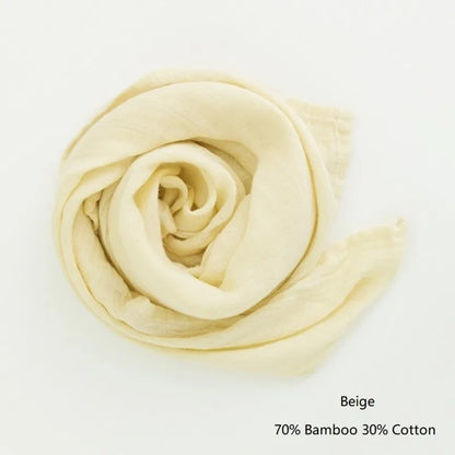 Organic Cotton Muslin Baby Swaddle – 60x60cm Blanket, Bib, & Towel Wrap