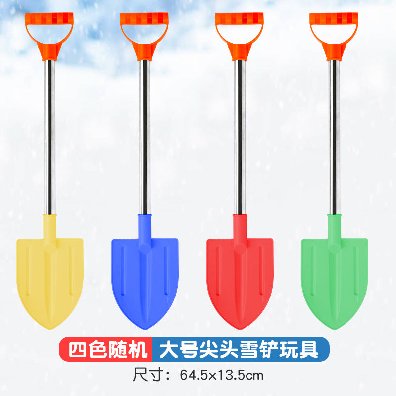 Snowball Clip Toy – Yellow Duck Snow Shovel Hairpin, Outdoor Snow Fun Accessory for Kids