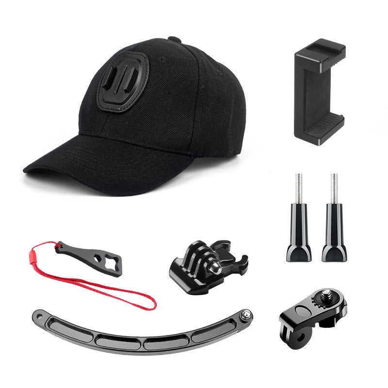 Action Camera Hat Clip Mount – Mobile Phone Camera Bracket Set