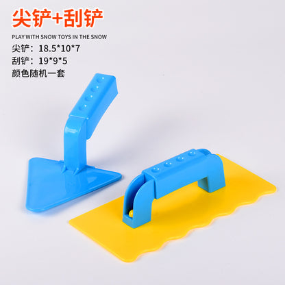 Snowball Clip Toy – Yellow Duck Snow Shovel Hairpin, Outdoor Snow Fun Accessory for Kids