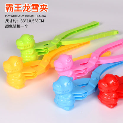 Snowball Clip Toy – Yellow Duck Snow Shovel Hairpin, Outdoor Snow Fun Accessory for Kids