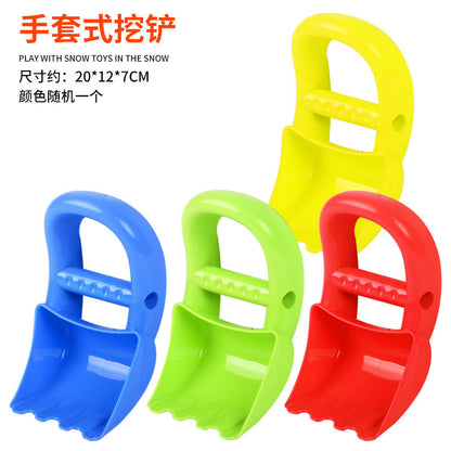 Snowball Clip Toy – Yellow Duck Snow Shovel Hairpin, Outdoor Snow Fun Accessory for Kids