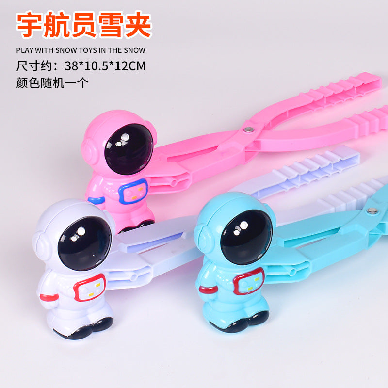 Snowball Clip Toy – Yellow Duck Snow Shovel Hairpin, Outdoor Snow Fun Accessory for Kids