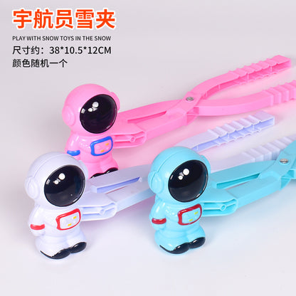 Snowball Clip Toy – Yellow Duck Snow Shovel Hairpin, Outdoor Snow Fun Accessory for Kids