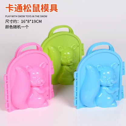 Snowball Clip Toy – Yellow Duck Snow Shovel Hairpin, Outdoor Snow Fun Accessory for Kids