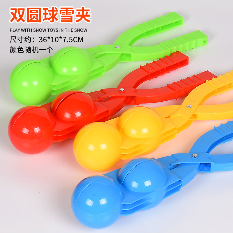 Snowball Clip Toy – Yellow Duck Snow Shovel Hairpin, Outdoor Snow Fun Accessory for Kids