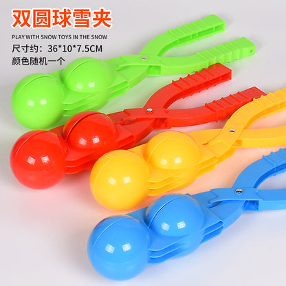 Snowball Clip Toy – Yellow Duck Snow Shovel Hairpin, Outdoor Snow Fun Accessory for Kids