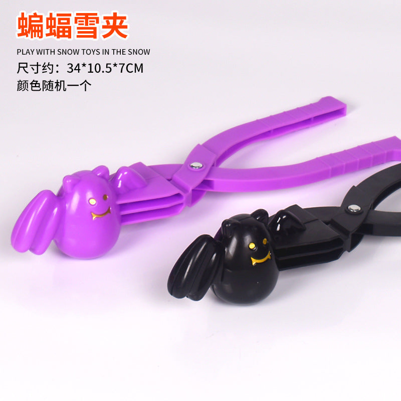 Snowball Clip Toy – Yellow Duck Snow Shovel Hairpin, Outdoor Snow Fun Accessory for Kids