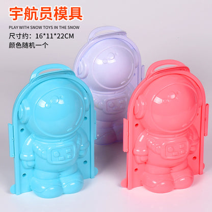 Snowball Clip Toy – Yellow Duck Snow Shovel Hairpin, Outdoor Snow Fun Accessory for Kids