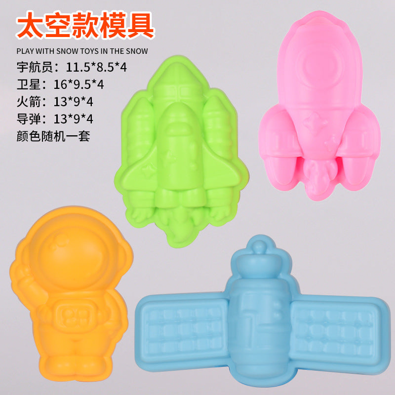 Snowball Clip Toy – Yellow Duck Snow Shovel Hairpin, Outdoor Snow Fun Accessory for Kids