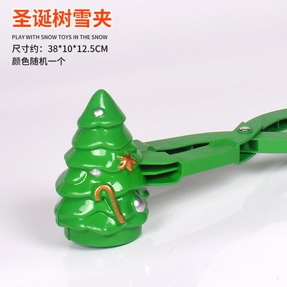 Snowball Clip Toy – Yellow Duck Snow Shovel Hairpin, Outdoor Snow Fun Accessory for Kids