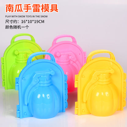 Snowball Clip Toy – Yellow Duck Snow Shovel Hairpin, Outdoor Snow Fun Accessory for Kids