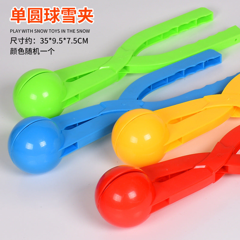 Snowball Clip Toy – Yellow Duck Snow Shovel Hairpin, Outdoor Snow Fun Accessory for Kids