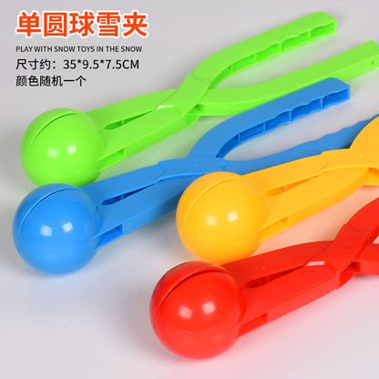 Snowball Clip Toy – Yellow Duck Snow Shovel Hairpin, Outdoor Snow Fun Accessory for Kids