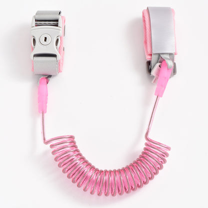 2M Anti-lost Traction Rope for Infants with Lock Key & Child Safety Bracelet