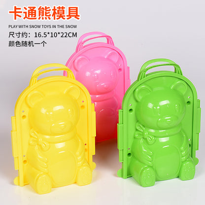 Snowball Clip Toy – Yellow Duck Snow Shovel Hairpin, Outdoor Snow Fun Accessory for Kids