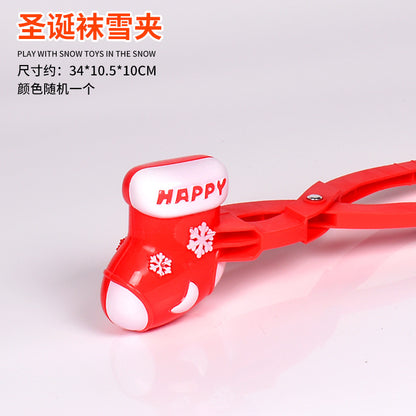 Snowball Clip Toy – Yellow Duck Snow Shovel Hairpin, Outdoor Snow Fun Accessory for Kids