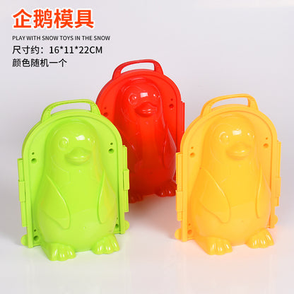 Snowball Clip Toy – Yellow Duck Snow Shovel Hairpin, Outdoor Snow Fun Accessory for Kids