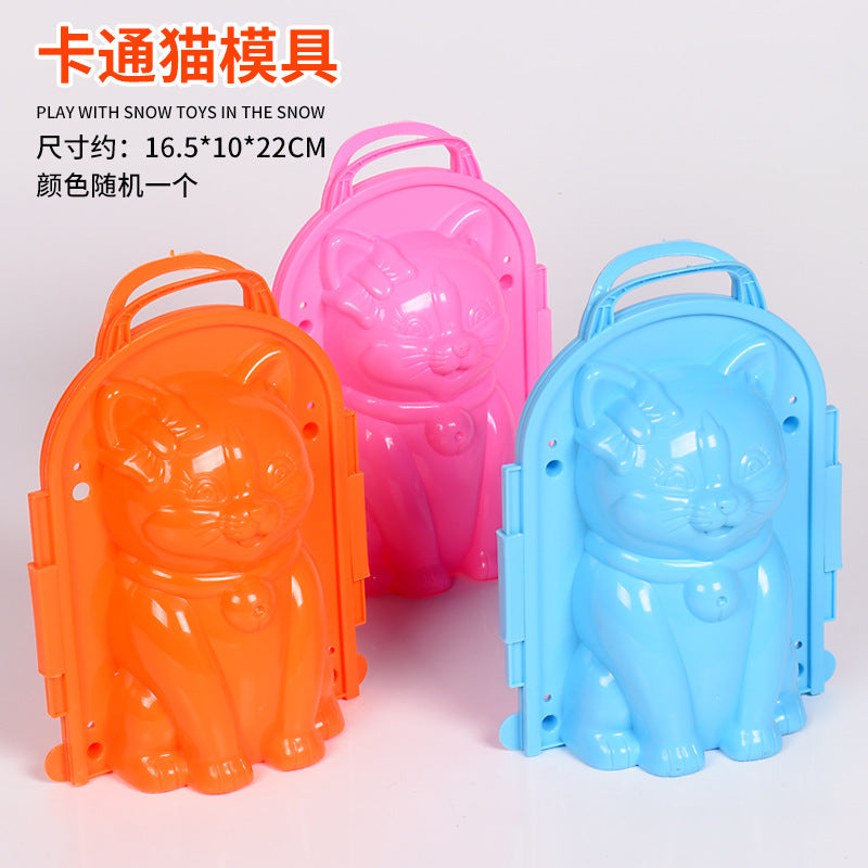 Snowball Clip Toy – Yellow Duck Snow Shovel Hairpin, Outdoor Snow Fun Accessory for Kids