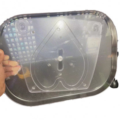 360-Degree Rotating Refrigerator Storage Tray – Space-Saving Organizer