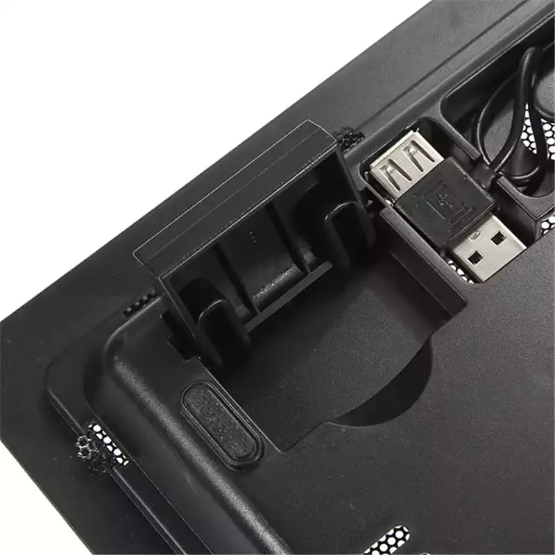 N19 Universal Laptop Cooling Pad - 10/12/14 Inch Radiator with Luminous Fan